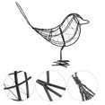 thumbnail image 2 of Figura de pájaro de metal, alambre de hierro, arte, artesanía, modelo de pájaro, modelado de pájaros, decoración, decoración del hogar, 2 of 7