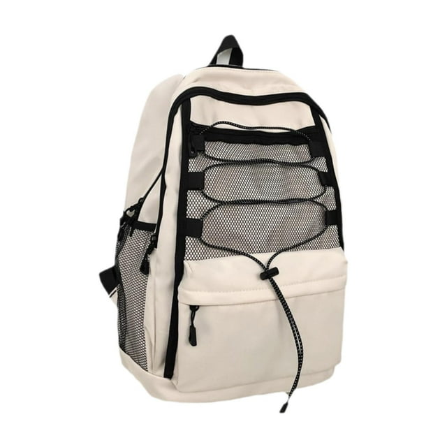Mochila deportiva de gran capacidad, ligera, para portátil, ideal para correr, ciclismo y camping. Blanco