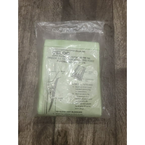 Oreck XL Commercial PKBF12DW Hypo-Allergenic Filter Bags For Big Foot BF2175