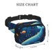 thumbnail image 4 of Easygdp Whimsical Underwater Fantasy Fanny Packs para Mujeres y Hombres, Bolsa de Cinturón, Bolsos de Cruz para Trabajo/Correr/Senderismo, 4 of 9