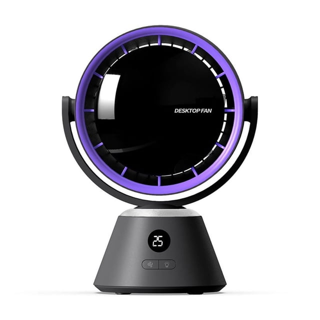 Desktop Cooling Fan 120° Oscillating Ceiling Table Fan 3 Gears Air Circulation