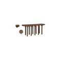 thumbnail image 2 of Meridian Furniture Westfield Brown Console Table, 2 of 7