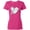 Hot Pink, variant on Inktastic Lung Cancer Awareness White Ribbon Around Heart Women's T-Shirt