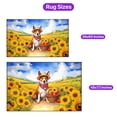 thumbnail image 5 of Vintage Basenji Says Hello Mother's Day Summer Sunflower Field Indoor Rug African Barkless Dog Lover Carpet Living Bed Room Sofa Home Decor - 12005, 5 of 5