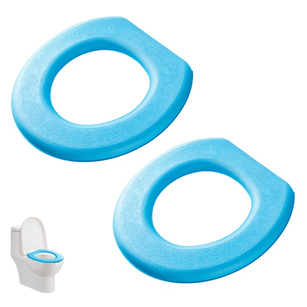 Almohadilla de baño de espuma impermeable tipo O EVA de 2 piezas, espesada, tipo adhesivo, para todas las estaciones