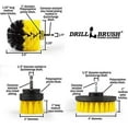 thumbnail image 3 of Drill Brush Attachments Set Power Scrubber Brush with Extend Long Attachment Hand-held drill bit kitchen cleaning brush All Purpose Clean for Grout Tiles Sinks Bathtub Bathroom Kitchen, 3 of 7