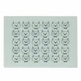 thumbnail image 1 of Scottie Dog Cutting Board, West Highland White Sketched Puppies with Bone Shape Bow Tie, Decorative Tempered Glass Cutting and Serving Board, in 3 Sizes, by Ambesonne, 1 of 2