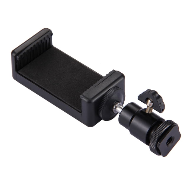 Estabilizador Irfora PU214 Cabezal de trípode de zapata universal Útil 360 grados Estables Selfie SticksTripod Mount Stand Abrazadera para teléfonos inteligentes Irfora Estabilizador