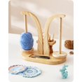 thumbnail image 1 of Soporte magnético Baffect de madera con doble husillo para hilo, color natural, 1 of 7