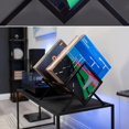 thumbnail image 6 of Vinyl Record Storage Holder - Metal Record Stand 80-100 LP Storage Vinyl Organizer for Albums Audio Easy to Assemble Black, 6 of 9