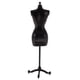thumbnail image 2 of Soporte de Exhibición de 8 '' para Vestido, Ropa, Vestido, Modelo de Maniquí, Negro Zulema Soporte para pantalla, 2 of 7