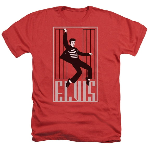 Elvis Presley - One Jailhouse - Heather Short Sleeve Shirt - XX-Large