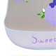 thumbnail image 4 of Silicone Baby Bibs Waterproof Oil Resistance Soft Skin Friendly Adjustable Feeding Bib for Drawing Blueberry, 4 of 4