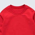 thumbnail image 4 of CAUYDY Baby Fall Winter Autumn Outfits Set Newborn Long Sleeved Shirt Elastic Waist Sweatpants 2Pcs Infant Cute Clothes 3 6 9 12 18 24 Months 3T 4T 5T Red for Sizes 18-24 Months, 4 of 6