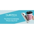 thumbnail image 4 of SURITCH Phone Grip Strap Finger Loop Holder for Back of Phone, 2-in-1 Soft Silicone Gripper Kickstand for iPhone Samsung and Most Cell Phone Cases, Long, White, 4 of 11