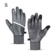 thumbnail image 2 of Invierno guantes de ciclismo al aire libre impermeable a prueba de viento protectores de mano a prueba de viento antideslizantes deportes calentadores de senderismo camping s gris 1 par Scienceny OD002140-02, 2 of 7