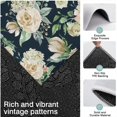 thumbnail image 3 of Pioneer Flower Floral Print Pattern Kitchen Rugs Sets Of 3,Kitchen Runner Rugs Non Skid Washable,Decorative Kitchen Floor Mats for Kitchen,Sink,Laundry,17"x30"+ 17"x47" + 17"x59", 3 of 6