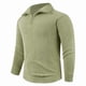 thumbnail image 2 of pstuiky manga larga de hombre, Abrigo informal de manga larga con media cremallera y cuello de solapa para hombre, chaquetas informales, abrigos de polar Tops de hombre m, 2 of 6