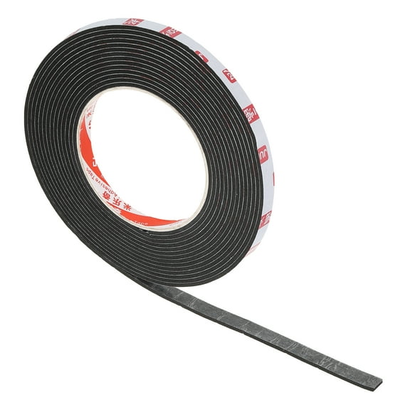 Uxcell 3/8"W x 5/64"T x 16.4Ft EVA Double Sided Foam Tape, Black