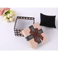 thumbnail image 4 of Cajas de joyería cuadradas de 6 piezas Cajas de papel de cartón con nudo de lazo con almohada para collar de Beige Yinane Almacenamiento de joyas con almohada, 4 of 8