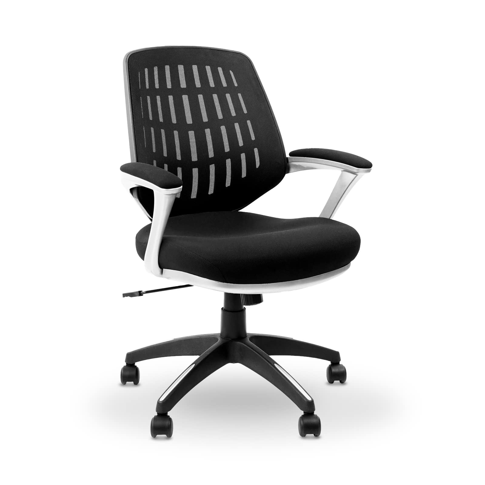 CLATINA Office Desk Chair with Mesh Mid Back and Comfortable Thickened Seat Cushion Swivel Task