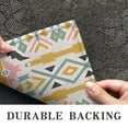 thumbnail image 6 of Multicolor Ethnic Geometric Pattern Door Rugs,Washable Non Slip Door Mats Indoor,Decorative Door Mats,Entry Mat Indoor for Entrance,Bedroom,Kitchen,Bathroom,17"x30", 6 of 6