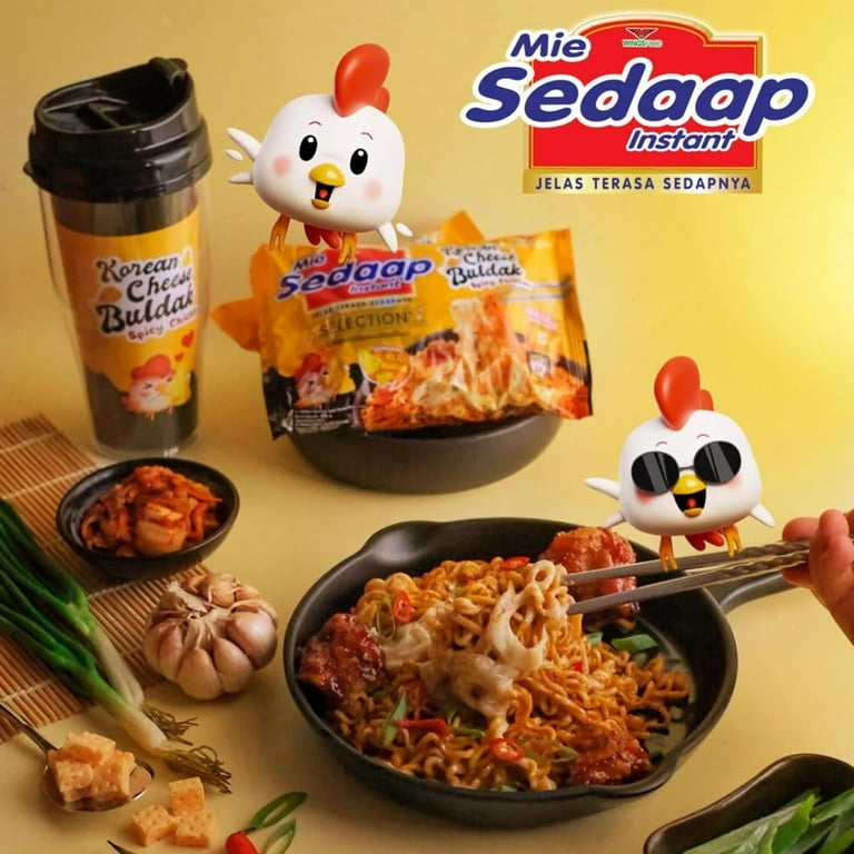 Mie Sedaap Korean Cheese Buldak Spicy Chicken (Pack of 10