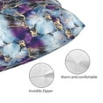 thumbnail image 3 of Balery Purple Marble Texture Funda de Cojín Estampada, Regalos para Mujeres, Regalos de Amor para Ella, Regalos para Novia o Esposa, Funda de Almohada-16"x24", 3 of 6