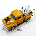 thumbnail image 2 of Halloween Truck Decor, Halloween Decorations - Mini Cute Farmhouse Style Halloween Metal Truck Decor With 3 Mini Ghost Ornaments for Tabletop, Tiered Tray, Shelf, Fireplace and Home Indoor DéCor, A-1, 2 of 8