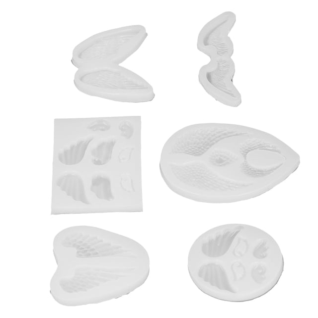 Molde para manualidades, 6 piezas de moldes de silicona, moldes de resina de ángel, moldes de resina epoxi de silicona, muy recomendados