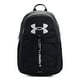 thumbnail image 1 of Mochila deportiva Under Armour Adult Hustle, negra (001)/plateada, talla única, 1 of 3