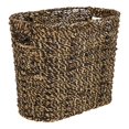 thumbnail image 1 of Benjara BM216426 Industrial Metal Frame Seagrass Woven Magazine Rack, Brown, 1 of 1