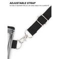 thumbnail image 5 of Luxtrada Clear Crossbody Bag Stadium Approved Clear Purse Bag Women and Men for Concerts Sports Events , Gray, 5 of 11