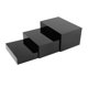thumbnail image 2 of 3x elevadores de Buffet, elevadores de exhibición de joyería, cubo acrílico decorativo, elevadores anidados para Catering, venta al por menor, mesa de Negro, 2 of 8