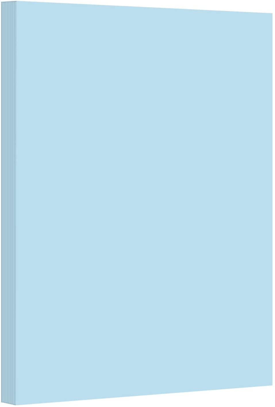 Blue Pastel Color Card Stock Paper, 67lb Cover Medium Weight Cardstock