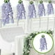 thumbnail image 1 of Decoración del hogar, decoración de habitaciones, decoración de paredes, flores lilas, enredaderas de flores para techo, guirnaldas, flores decorativas para bodas, ideal para bodas, hogar, oficina, ar, 1 of 6