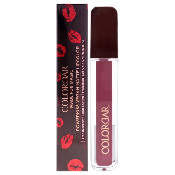 Powerkiss Vegan Matte Lipcolor - 012 Lust Magic by Colorbar for Women - 0.16 oz Lipstick