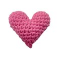 thumbnail image 1 of Bearachild Abrazo de bolsillo con forma de corazón de crochet, seguro de almacenar y fácil de usar. Abrazo de bolsillo en forma de corazón, Kits de decoración para fiestas Rosa roja, 1 of 6