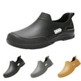 thumbnail image 2 of TIREOW Mens Gardening Boots Clogs Mud Rubber Work Shoes Chef Special Waterproof Oil-Proof Anti-Skid Shoes Kitchen Care Medical Shoes for Medical Farming Camping, 2 of 7