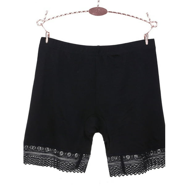 SHEMALL Women Seamless Lace Safety Pants MidWaist AntiLight Safety Boxer Shorts Walmart