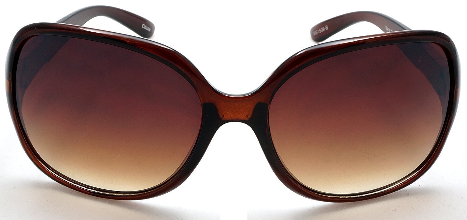 Women's Oversized Fashion Classic Polarized Sunglasses - Bombshell - Brown - image 2 of 6