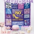 thumbnail image 5 of 80th Birthday Gifts for Women, 80th Birthday Blanket with Gift Box, 80 Year Old Birthday Gifts for Women, 80 Birthday Gifts for Women, Birthday Gifts for 80 Year Old Woman, 5 of 5
