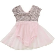 Girls' Babydoll Leotard with Back Keyhole