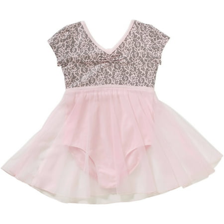 Girls' Babydoll Leotard with Back Keyhole