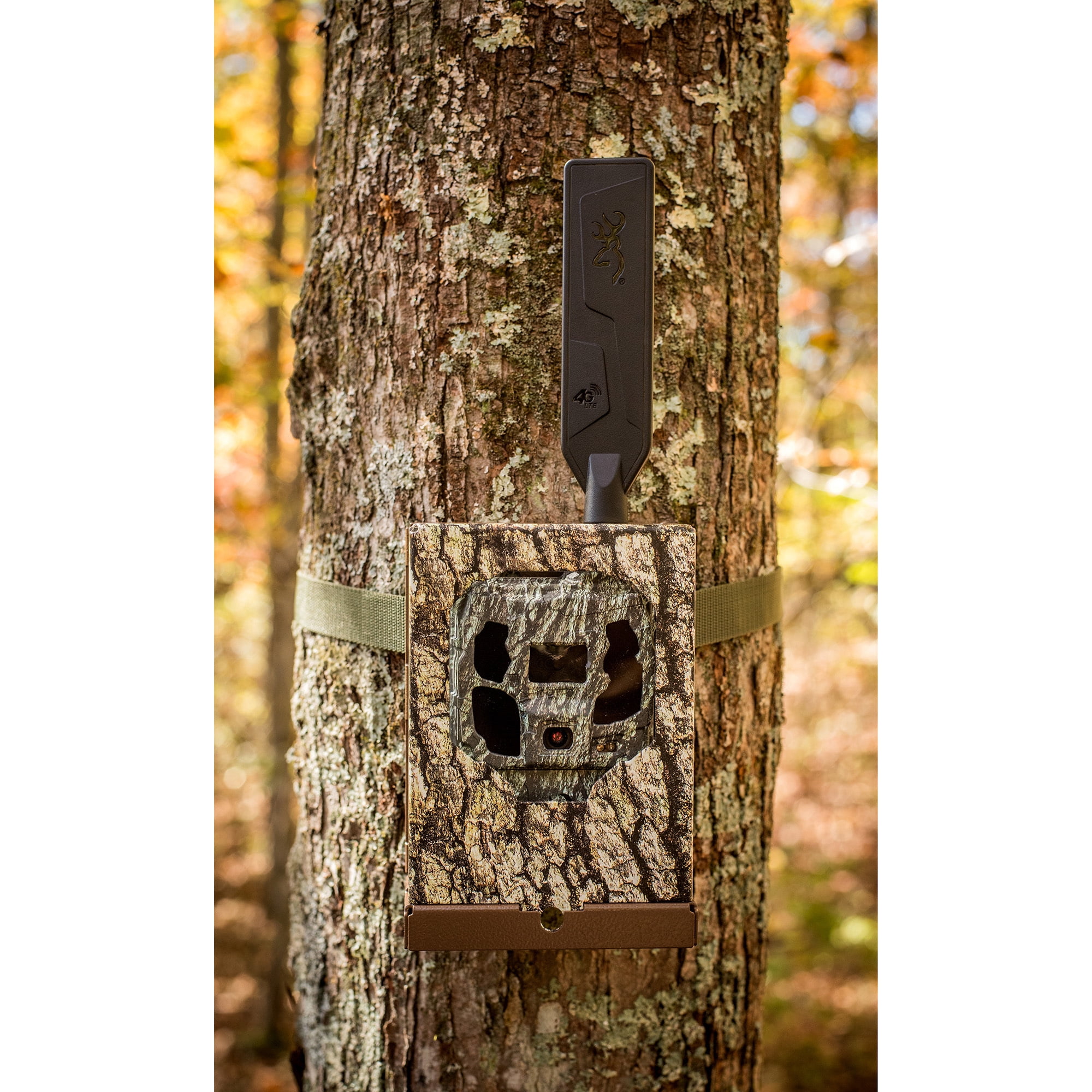 Browning Trail Camera Defender 46MP HD AI Wireless Pro Scout Max (4 Pack) Bundle with Long Range Cellular Antenna and Card Reader (9-Items)