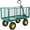 Green, variant on 3-in-1 Oversized Steel Garden Cart 880 Lbs Heavy Duty Pullable Mesh Utility Cart with Removable Liner for Lawn Patio and Landscaping Green/Black/Gray