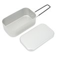 thumbnail image 3 of Caja Bento ANGGREK de aleación de aluminio 800ML Para Acampar Resistente a Altas Temperaturas, 3 of 8