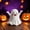 B, variant on Cute Halloween Ghost Figurine, Mini White Resin Ghost Statue with Playful Expressions, Adorable Spooky Desktop Decor for Shelf Desk Office Home Party