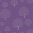 thumbnail image 1 of Ahgly Company Indoor Square Patterned Rebecca Purple Area Rugs, 4' Square, 1 of 1
