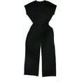 thumbnail image 2 of Alfani Womens Wide Leg Jumpsuit, Black, Medium, 2 of 2